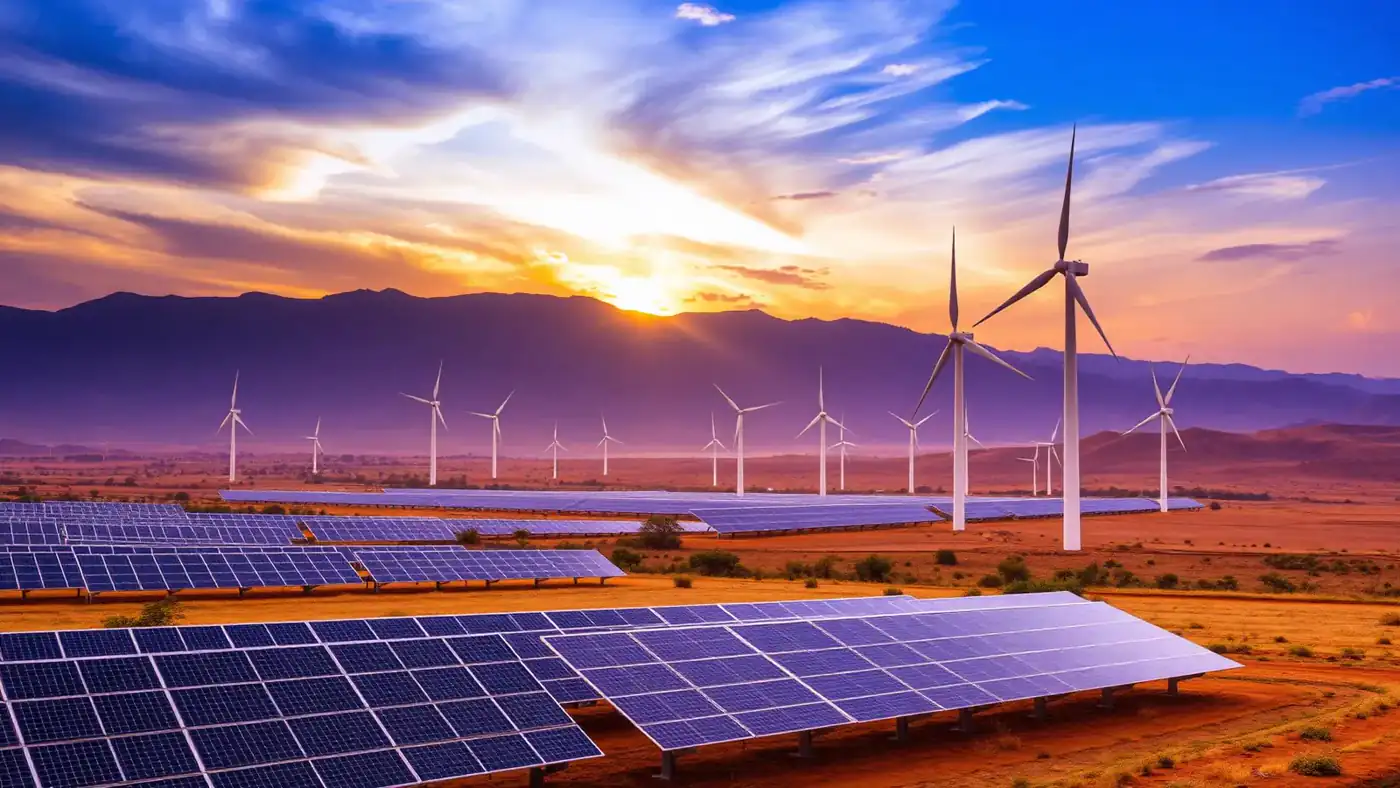 Solar and wind energy infrastructure in East Africa